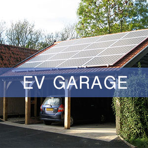 A solar-powered carport style EV garage to house and charge your electric vehicle.