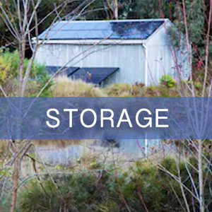 A garden storage shed constructed with optimal orientation for solar panel installation.